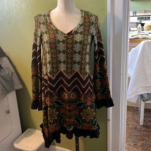 Tunic/dress fleece polyester